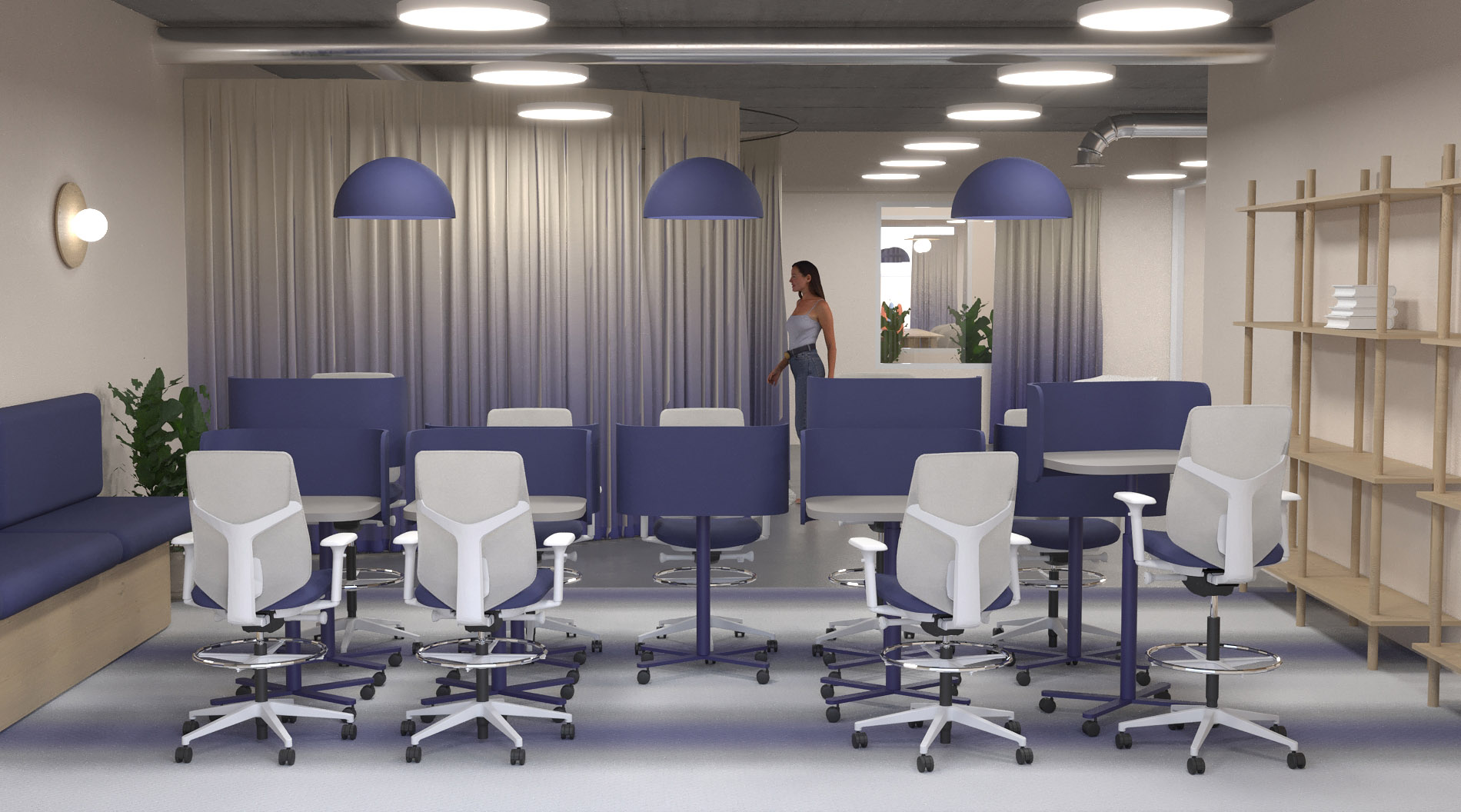 diseño puesto de trabajo oficina madrid